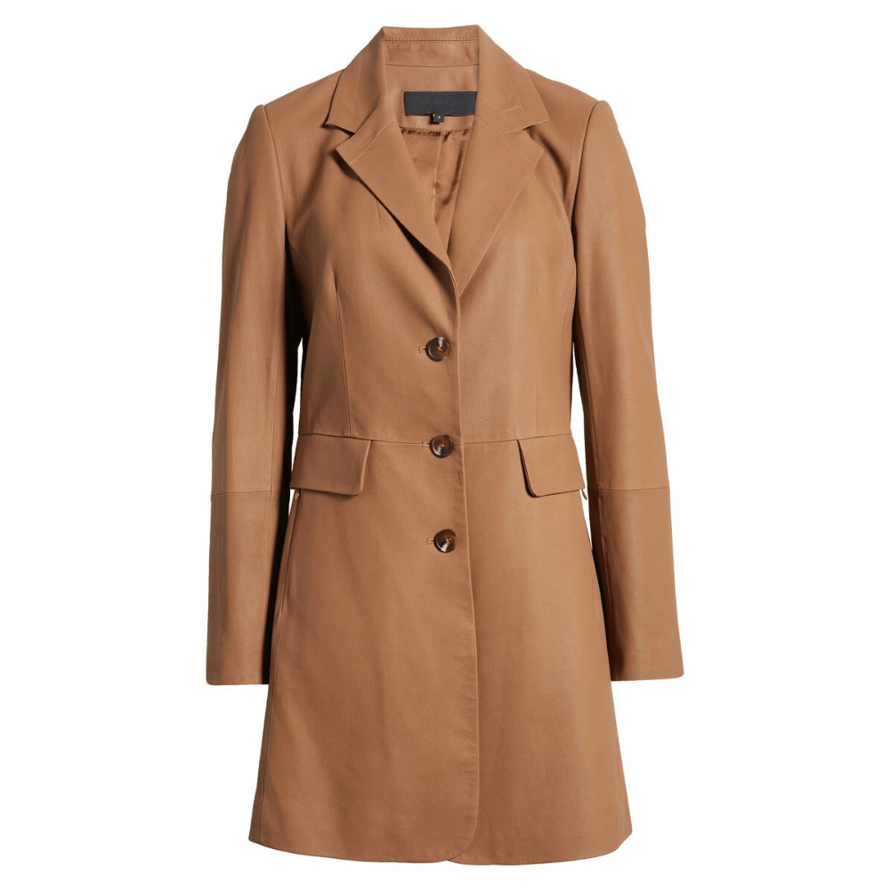 Leather Trench Coat