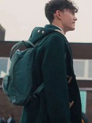 Joe Locke Heartstopper Green Wool Coat