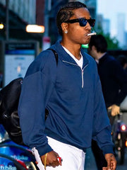 NYC 2026 ASAP Rocky Blue Sweatshirt