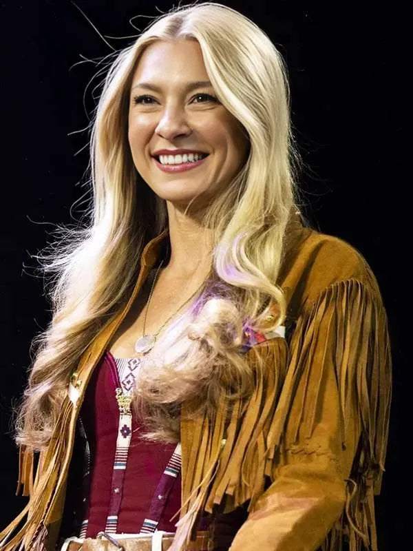 Festival 2026 Julia Cole Brown Fringe Jacket