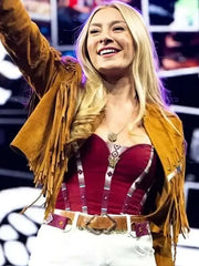 Festival 2026 Julia Cole Brown Fringe Jacket