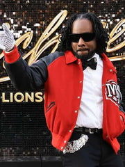 Michael Movie Premiere Wale Varsity Jacket