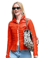 Sarah Pidgeon ABC Studios 2026 Leather Jacket