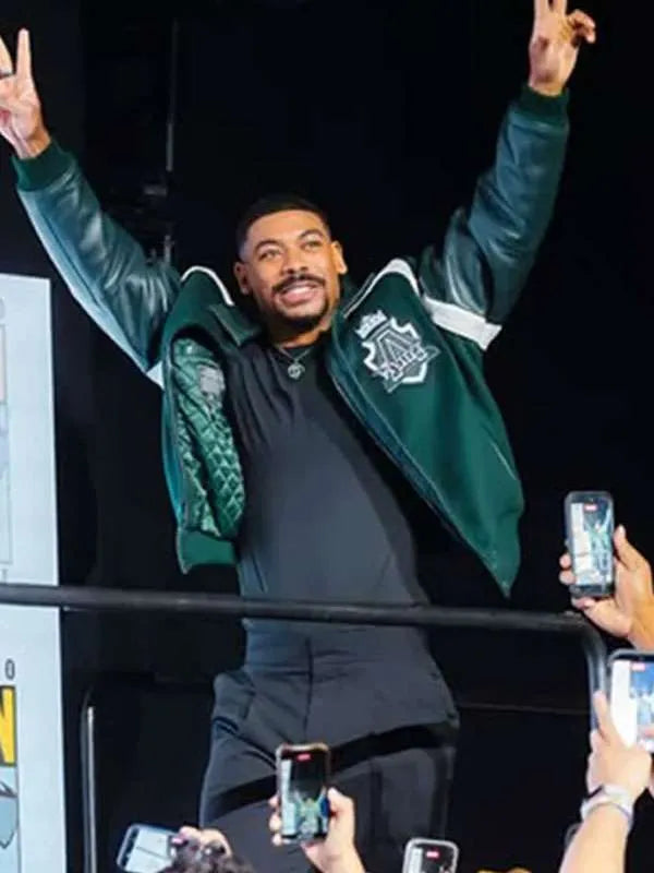 Aaron Pierre Lanterns Comic Con 2026 Varsity Jacket
