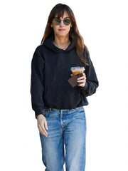 Alison Brie 2026 Black Hoodie