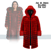 Ana de Armas Ballerina Fur Coat