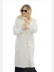 Couture 2026 Angelina Jolie Cream Coat