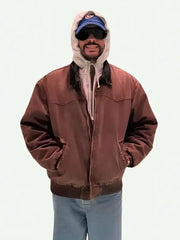 Bad Bunny 2026 Brown Cotton Jacket