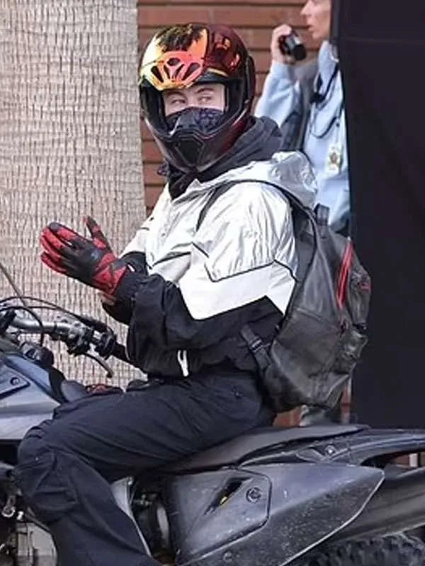 Barry Keoghan Crime 101 Black Track Jacket