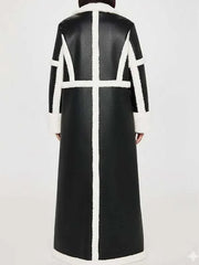 Trisha Mann Beyond the Gates 2025 Shearling Leather Coat