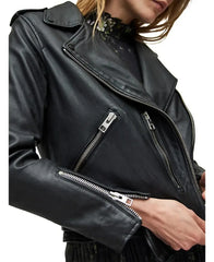 SAK Fifth Avenue Leather Jacket | Double Breasted Jacket Women's