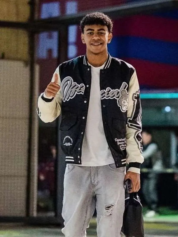 Lamine Yamal Teddy 2026 Varsity Jacket