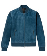 Brad Pitt F1 Blue Bomber Leather Jacket