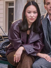 Sophie Baek Bridgerton S04 Leather Trench Coat