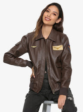 captain marvel leather jacket