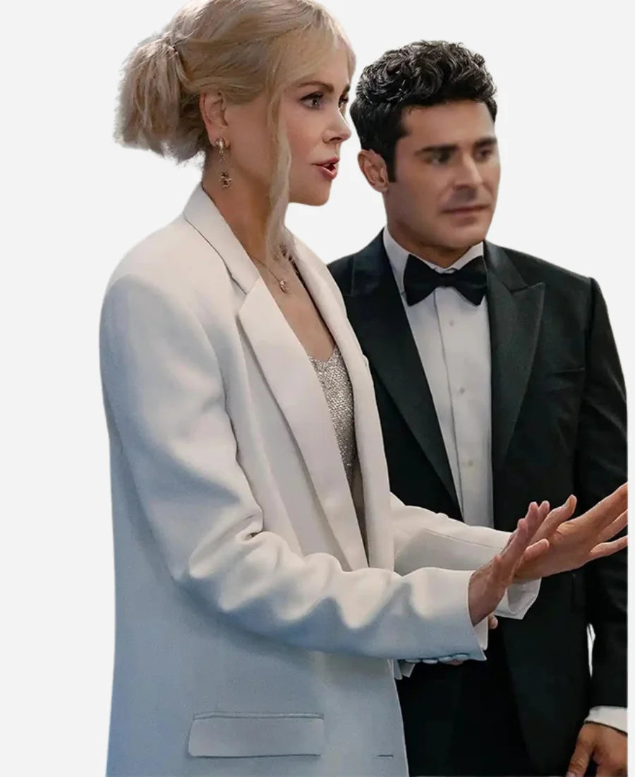 A Family Affair 2024 Nicole Kidman White Coat