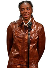 Cat Burns BAFTA 2026 Leather Jacket