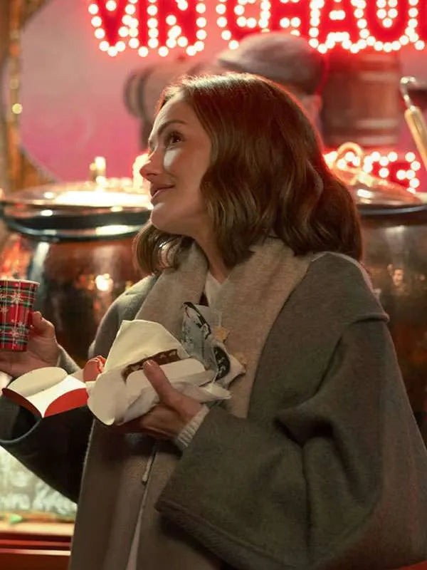 Champagne Problems 2025 Minka Kelly Coat