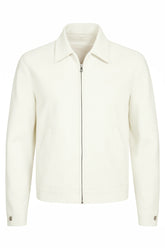 Ryan Gosling The Fall Guy White Leather SNL Jacket