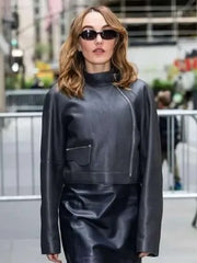 NYC 2025 Chloe Fineman Leather Jacket