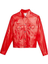 Project Runway 2026 Christian Siriano Red Leather Jacket