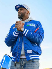 Cliff Avril 2026 Seahawks Bomber Jacket