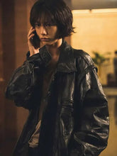 Climax 2026 Im Jin-ah Black Leather Jacket