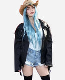 Coachella Festival 2024 Megan Fox Black Leather Jacket