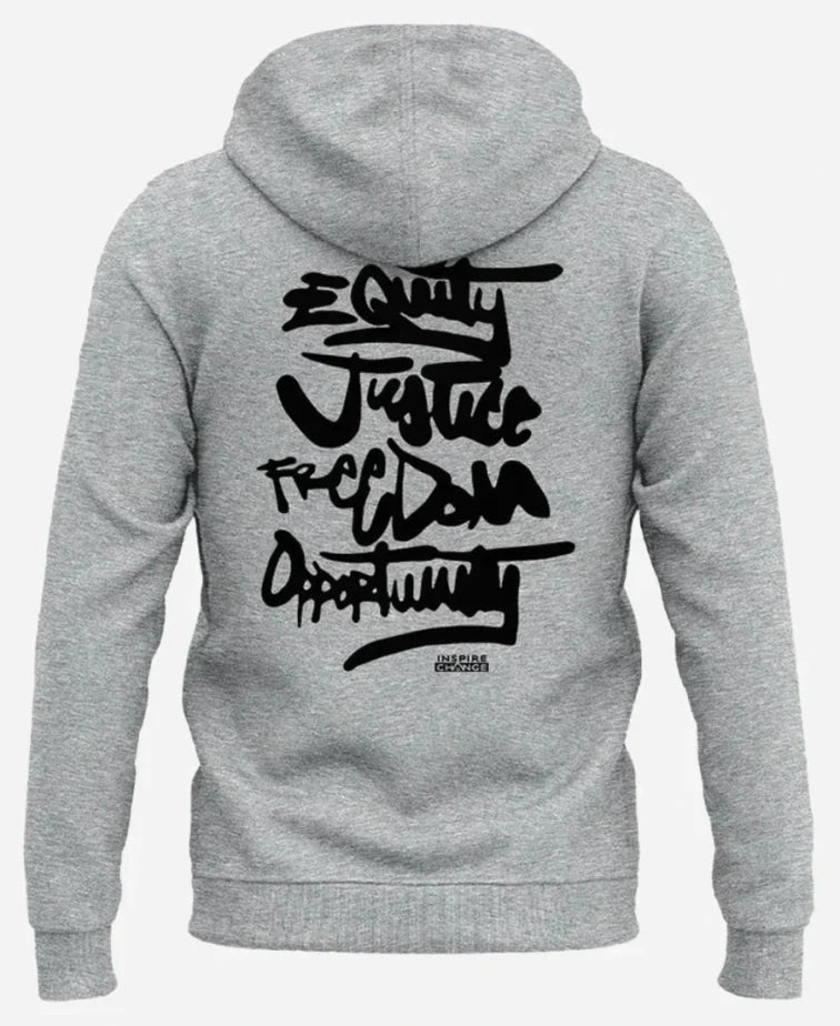 Detroit Lions Be A Change Maker Grey Pullover Hoodie