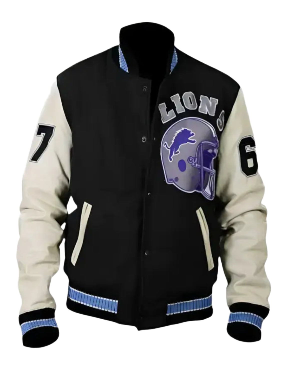 Eddie Murphy Detroit Lions Varsity Jacket