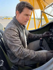 Tom Cruise Digger 2026 Leather Jacket