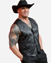GQ Men Of The Year Dwayne Johnson Vest