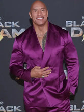 Dwayne Johnson Black Adam Purple Blazer