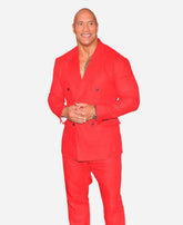 Dwayne Johnson Black Adam Red coat