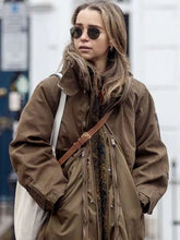 Emilia Clarke 2025 Brown Long Jacket