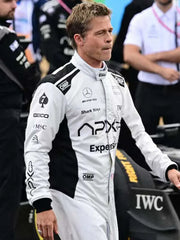 Brad Pitt F1 Racer Leather Jacket