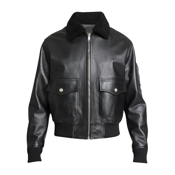 Mens BLack RAF Flying Jacket