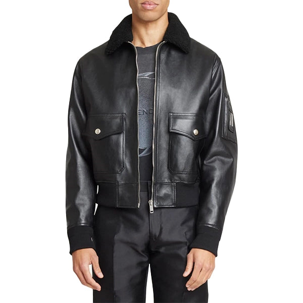 Mens BLack RAF Flying Jacket