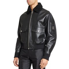 Mens BLack RAF Flying Jacket