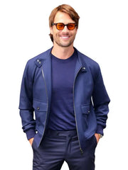 Glen Powell NYC 2026 Bomber Jacket