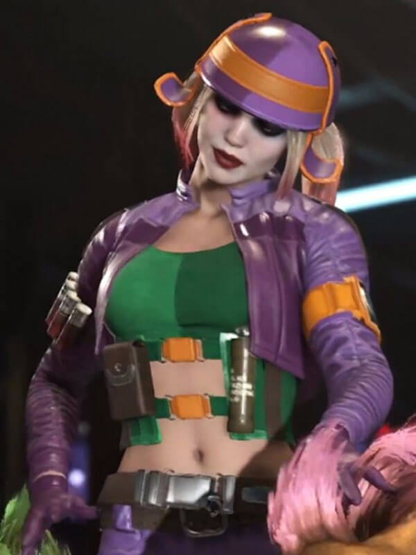 Injustice 2 Harley Quinn Purple Jacket