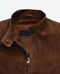 Mission Impossible Hayley Atwell Suede Leather Jacket