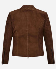 Mission Impossible Hayley Atwell Suede Leather Jacket