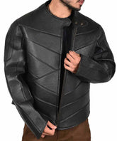 Idris Elba leather jacket
