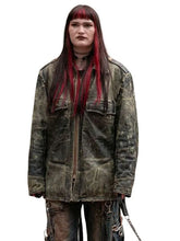 Roommates 2026 Ivy Wolk Distressed Leather Jacket