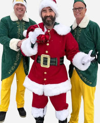 Jason Kelce Santa Claus Red Coat