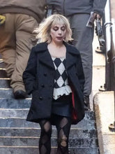 Lady Gaga Joker 2 Black Coat
