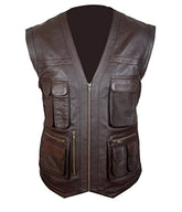 Jurassic World Chris Pratt Leather Vest