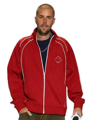 Justin Bieber 2026 Red Track Jacket