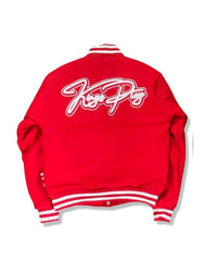 Kingsplay Varsity Letterman Jacket | Wool University Baseball Jacket